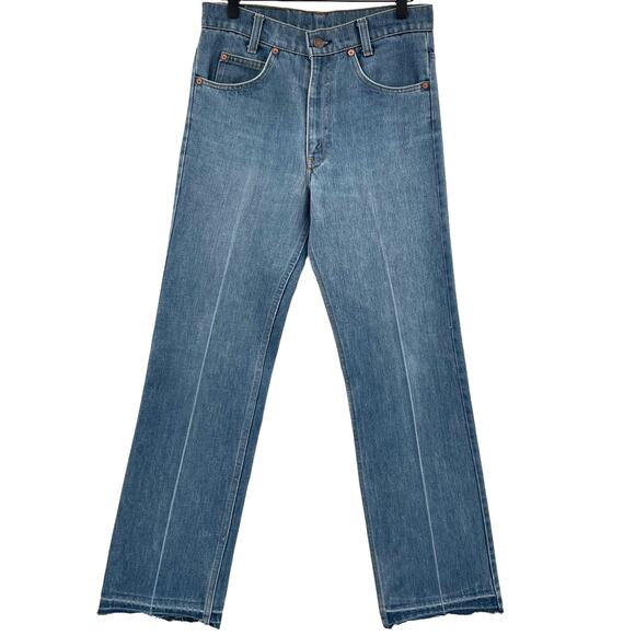 Vintage Levi's 917 Boot Cut Jeans Orange Tab SF 207 Made in the USA | 29" x 29" - Picture 3 of 16